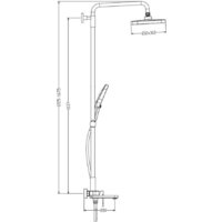Душевая система  Raglo R50.24.23 - Превью изображения №2 — Интернет-магазин Time-Shop
