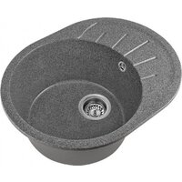 Кухонная мойка Saniteco Pura (графит) - Превью изображения №7 — Интернет-магазин Time-Shop