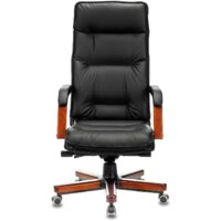 Офисное кресло Бюрократ T-9927WALNUT (черный) - Превью изображения №2 — Интернет-магазин Time-Shop