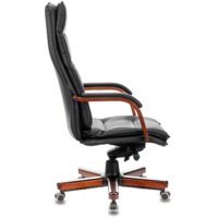 Офисное кресло Бюрократ T-9927WALNUT (черный) - Превью изображения №4 — Интернет-магазин Time-Shop