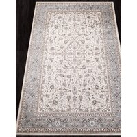 Ковер для жилой комнаты Merinos Valencia Deluxe F014-STAN-CREAM-L.BLUE (2х3) - Превью изображения №4 — Интернет-магазин Time-Shop