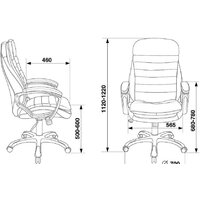 Офисное кресло Бюрократ T-9950LT (черный) - Превью изображения №6 — Интернет-магазин Time-Shop