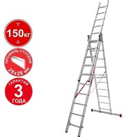 Новая высота NV 323 трёхсекционная профессиональная 3x10 ступеней