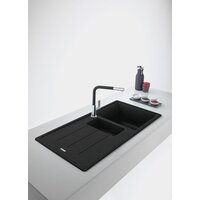 Кухонная мойка Franke Basis BFG 651-97 114.0693.554 (матовый черный) - Превью изображения №2 — Интернет-магазин Time-Shop