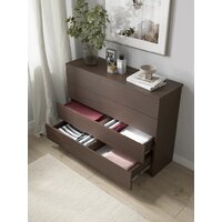 Комод Горизонт Нео 1050 4 ящика (венге) - Превью изображения №4 — Интернет-магазин Time-Shop