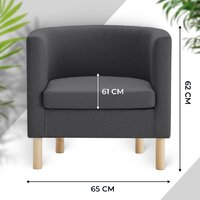 Интерьерное кресло Mio Tesoro Агата 351 (темно-серый 1173) - Превью изображения №3 — Интернет-магазин Time-Shop