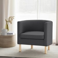 Интерьерное кресло Mio Tesoro Агата 351 (темно-серый 1173) - Превью изображения №4 — Интернет-магазин Time-Shop