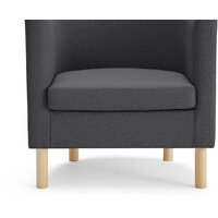 Интерьерное кресло Mio Tesoro Агата 351 (темно-серый 1173) - Превью изображения №10 — Интернет-магазин Time-Shop