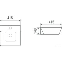 Умывальник WeltWasser Elbach 2252 - Превью изображения №2 — Интернет-магазин Time-Shop