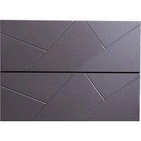 Бриклаер Тумба под умывальник Кристалл 60 (ясень анкор темный/софт графит)