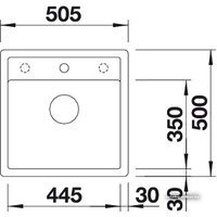 Кухонная мойка Blanco Dalago 5-F (кофе) [518536] - Превью изображения №2 — Интернет-магазин Time-Shop