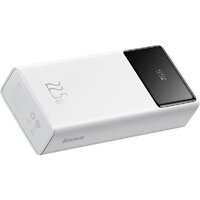 Внешний аккумулятор Baseus EnerFill FP41 Power Bank 22.5W 30000mAh (белый) - Превью изображения №3 — Интернет-магазин Time-Shop