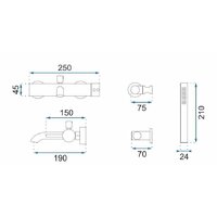 Смеситель Rea Lungo White B8030 (белый) - Превью изображения №6 — Интернет-магазин Time-Shop