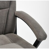 Офисное кресло TetChair Bergamo флок (хром/серый 29) - Превью изображения №14 — Интернет-магазин Time-Shop