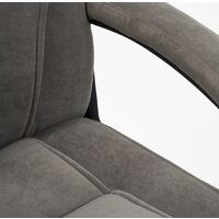 Офисное кресло TetChair Bergamo флок (хром/серый 29) - Превью изображения №13 — Интернет-магазин Time-Shop