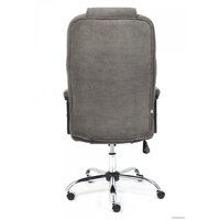 Офисное кресло TetChair Bergamo флок (хром/серый 29) - Превью изображения №5 — Интернет-магазин Time-Shop