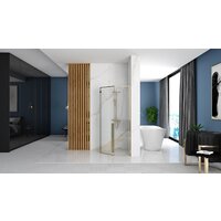 Душевой уголок Rea Diamond 90x90 (золотой/прозрачное стекло) - Превью изображения №4 — Интернет-магазин Time-Shop