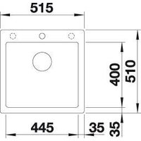 Кухонная мойка Blanco Pleon 5 523676 (антрацит) - Превью изображения №3 — Интернет-магазин Time-Shop