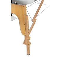 Массажный стол Atlas Sport складной 2-с деревянный 70 см (белый) - Превью изображения №4 — Интернет-магазин Time-Shop