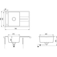 Кухонная мойка Aquasanita Bella SQB101AW (beige 110) - Превью изображения №2 — Интернет-магазин Time-Shop