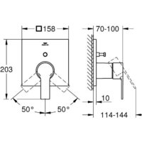Смеситель Grohe Allure 19315DL1 - Превью изображения №4 — Интернет-магазин Time-Shop