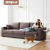 Диван Sempla Неаполь 1 (альба светло-коричневый) - Превью изображения №5 — Интернет-магазин Time-Shop