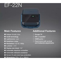 Проектор Epson EF-22N - Превью изображения №6 — Интернет-магазин Time-Shop