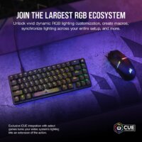 Клавиатура Corsair K65 Pro Mini (Corsair OPX, нет кириллицы) - Превью изображения №9 — Интернет-магазин Time-Shop