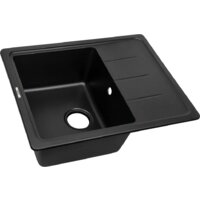 Кухонная мойка ZorG Torino 62 (черный оникс) - Превью изображения №2 — Интернет-магазин Time-Shop