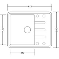 Кухонная мойка ZorG Torino 62 (черный оникс) - Превью изображения №4 — Интернет-магазин Time-Shop