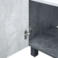  Doratiz Шкаф-пенал Крит 35 2712.309 (серый) - Превью изображения №2 — Интернет-магазин Time-Shop