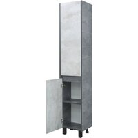  Doratiz Шкаф-пенал Крит 35 2712.309 (серый) - Превью изображения №3 — Интернет-магазин Time-Shop