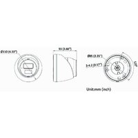 IP-камера Hikvision DS-2CD1363G2-LIU (2.8 мм) - Превью изображения №4 — Интернет-магазин Time-Shop