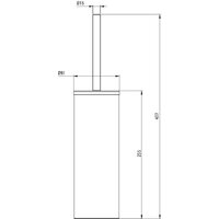 Ершик для унитаза Deante Round Nero ADR_N712 (черный) - Превью изображения №4 — Интернет-магазин Time-Shop