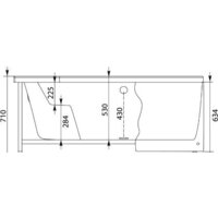 Ванна Aquanet Santiago 160x160 (с каркасом) - Превью изображения №6 — Интернет-магазин Time-Shop