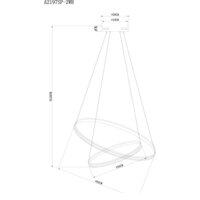 Подвесная люстра Arte Lamp Frodo A2197SP-2WH - Превью изображения №5 — Интернет-магазин Time-Shop