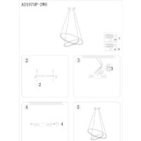 Подвесная люстра Arte Lamp Frodo A2197SP-2WH - Превью изображения №4 — Интернет-магазин Time-Shop