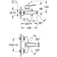 Смеситель Grohe Start 322782432 - Превью изображения №4 — Интернет-магазин Time-Shop