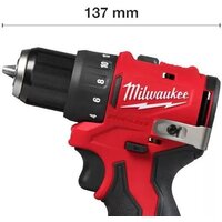 Дрель-шуруповерт Milwaukee M12 BLDDRC-402C 4933499688 (с 2-мя АКБ, кейс) - Превью изображения №2 — Интернет-магазин Time-Shop