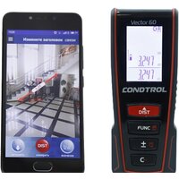 Лазерный дальномер Condtrol Vector 60 - Превью изображения №2 — Интернет-магазин Time-Shop