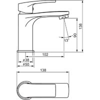 Смеситель Damixa Eclipse 480210000 - Превью изображения №4 — Интернет-магазин Time-Shop