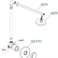 Душевая система  Wasserkraft A12629 - Превью изображения №3 — Интернет-магазин Time-Shop