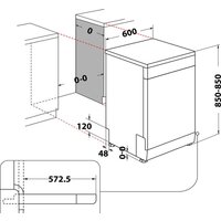 Отдельностоящая посудомоечная машина Whirlpool WFO 3T141 X - Превью изображения №14 — Интернет-магазин Time-Shop