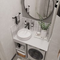  ЗОВ Тумба под умывальник Стамбул 100 S100LWP0LWPWM (белый) - Превью изображения №3 — Интернет-магазин Time-Shop