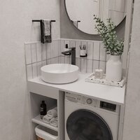  ЗОВ Тумба под умывальник Стамбул 100 S100LWP0LWPWM (белый) - Превью изображения №4 — Интернет-магазин Time-Shop