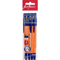 Набор шариковых ручек BRAUBERG M-500 Orange 143950 (4 шт) - Превью изображения №10 — Интернет-магазин Time-Shop