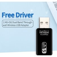 Wi-Fi адаптер USBTOP Dual Band USB Adapter AC1200 Mbps - Превью изображения №5 — Интернет-магазин Time-Shop