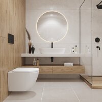 Унитаз подвесной Lauter Vortex 2110830 + GROHE Rapid SL 39504000 с кнопкой (округлая, хром) - Превью изображения №12 — Интернет-магазин Time-Shop