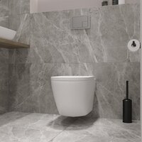Унитаз подвесной Lauter Vortex 2110830 + GROHE Rapid SL 39504000 с кнопкой (округлая, хром) - Превью изображения №9 — Интернет-магазин Time-Shop