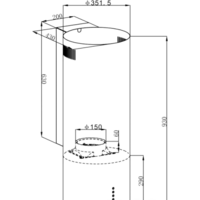 Кухонная вытяжка HOMSair Art 1050WL 35 (черный) - Превью изображения №2 — Интернет-магазин Time-Shop